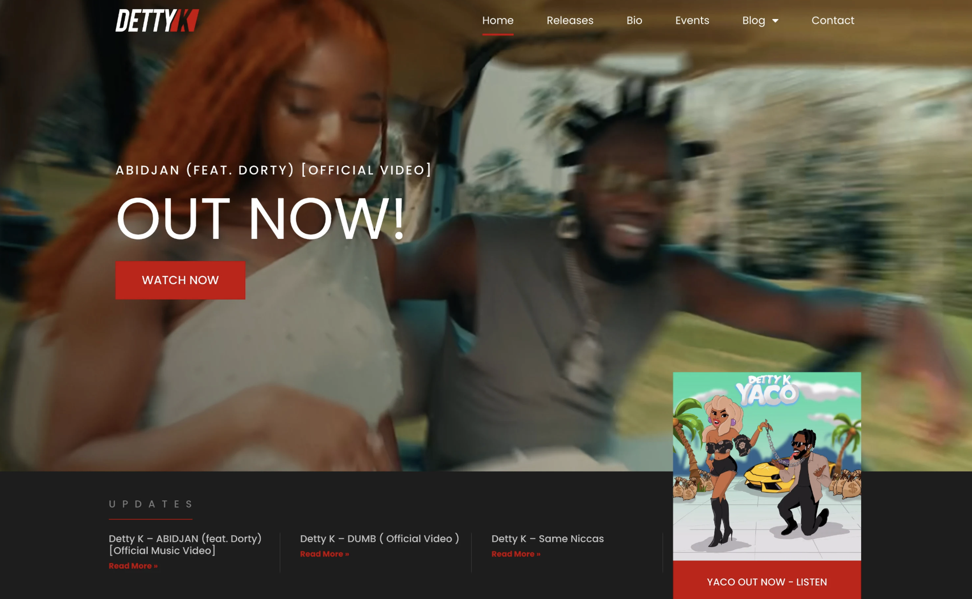 Artist Website